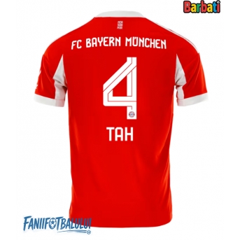 Bayern Munich Jonathan Tah #4 Tricou Fotbal Replică 2025-26 Barbati Acasa